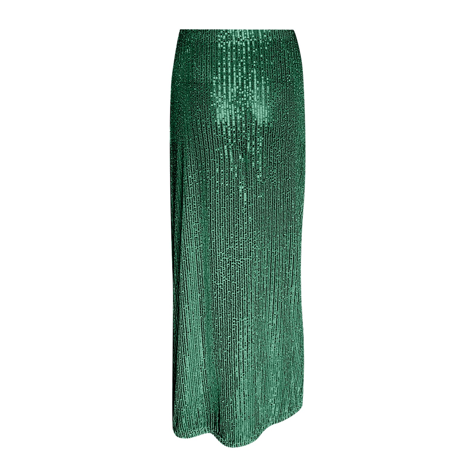 thumbnail image 5 of Falda larga con lentejuelas para mujer - Vestido de fiesta brillante de cintura alta - Poliéster - S-XL, 5 of 5